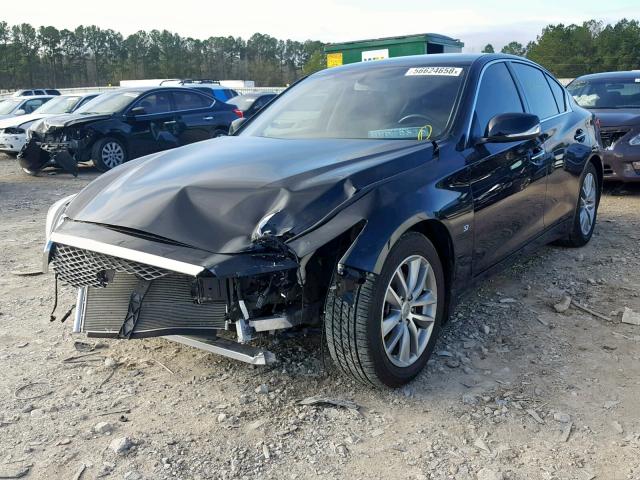 JN1BV7AP6FM346623 - 2015 INFINITI Q50 BASE BLACK photo 2