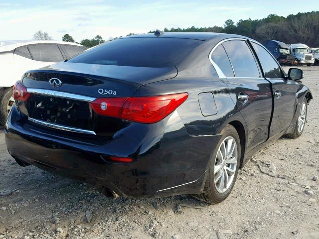 JN1BV7AP6FM346623 - 2015 INFINITI Q50 BASE BLACK photo 4