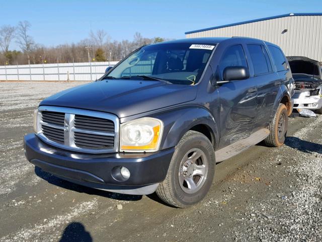 1D4HD38N44F111746 - 2004 DODGE DURANGO ST GRAY photo 2