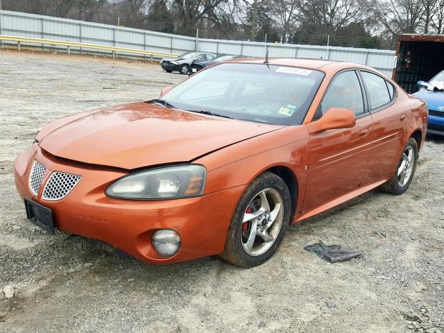2G2WR524441294000 - 2004 PONTIAC GRAND PRIX ORANGE photo 2
