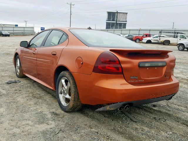 2G2WR524441294000 - 2004 PONTIAC GRAND PRIX ORANGE photo 3