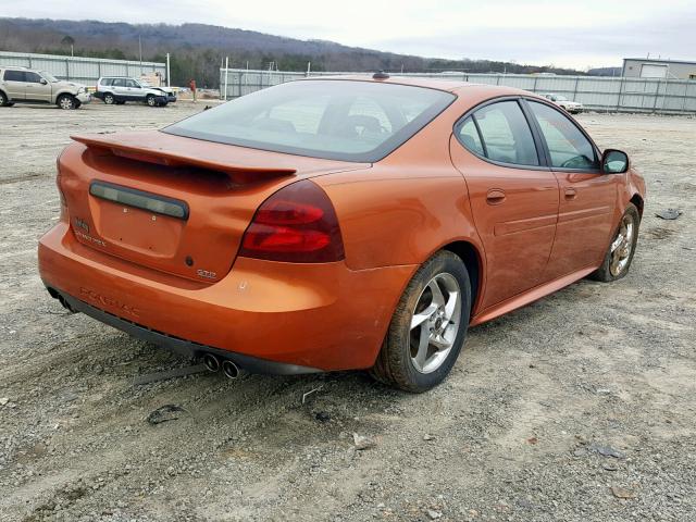 2G2WR524441294000 - 2004 PONTIAC GRAND PRIX ORANGE photo 4