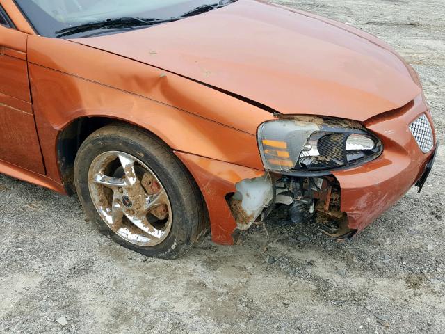 2G2WR524441294000 - 2004 PONTIAC GRAND PRIX ORANGE photo 9