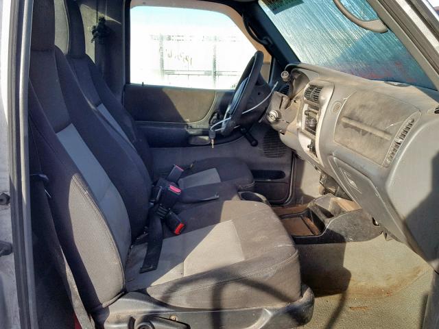 1FTYR10D64PA98689 - 2004 FORD RANGER SILVER photo 5