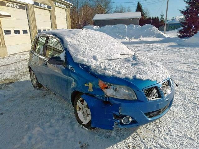 KL2TX65E99B398832 - 2009 PONTIAC G3 WAVE SE BLUE photo 1