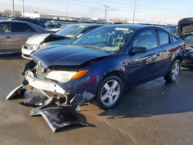 1G8AW15B57Z162824 - 2007 SATURN ION LEVEL BLUE photo 2