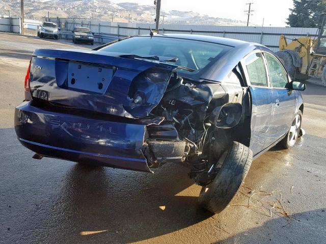 1G8AW15B57Z162824 - 2007 SATURN ION LEVEL BLUE photo 4