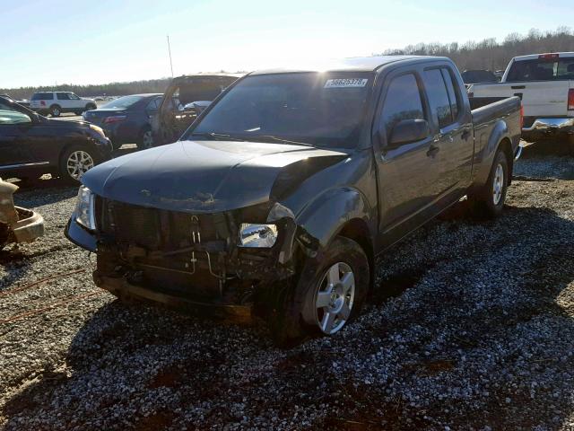 1N6AD09W37C462896 - 2007 NISSAN FRONTIER C GRAY photo 2