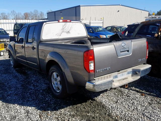 1N6AD09W37C462896 - 2007 NISSAN FRONTIER C GRAY photo 3