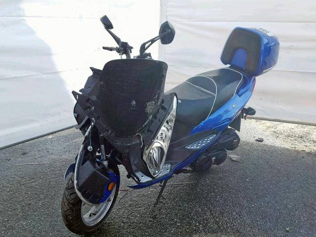 LB2GKTKC0H100047 - 2017 GEEL SCOOTER BLUE photo 2