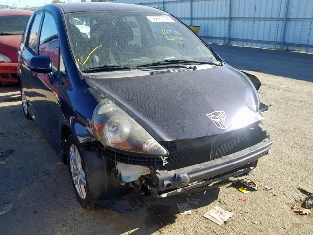 JHMGD38648S050606 - 2008 HONDA FIT SPORT BLUE photo 1