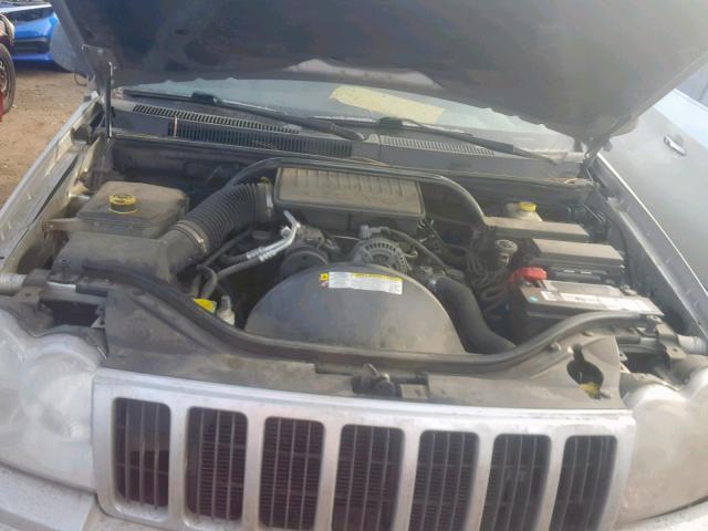 1J8GR48K87C668244 - 2007 JEEP GRAND CHER GRAY photo 7