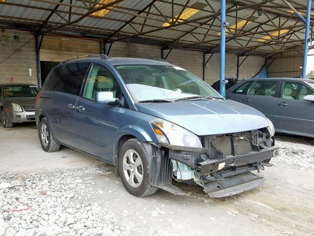 5N1BV28UX9N105587 - 2009 NISSAN QUEST S BLUE photo 1