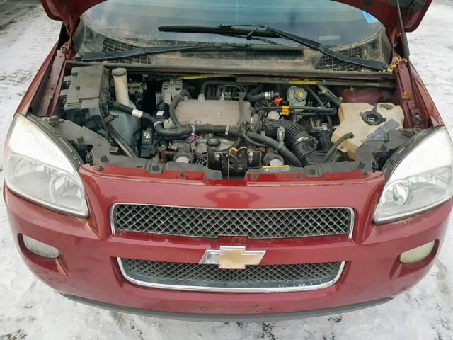 1GNDV33L75D255889 - 2005 CHEVROLET UPLANDER L MAROON photo 7