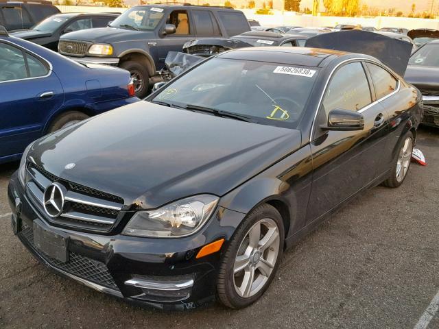 WDDGJ4HB5FG371721 - 2015 MERCEDES-BENZ C 250 BLACK photo 2