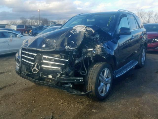 4JGDA0EB9FA598371 - 2015 MERCEDES-BENZ ML 250 BLU BLACK photo 2