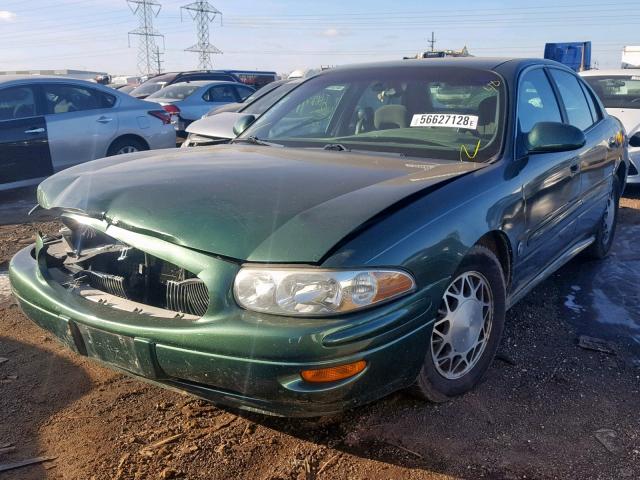 1G4HP54K834128972 - 2003 BUICK LESABRE CU GREEN photo 2