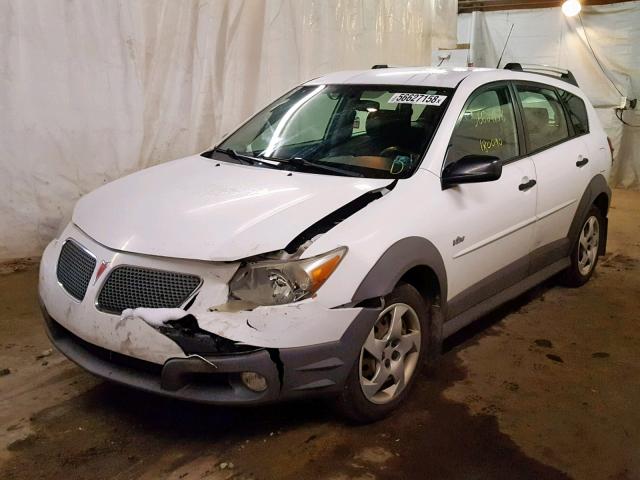 5Y2SL65856Z422710 - 2006 PONTIAC VIBE WHITE photo 2