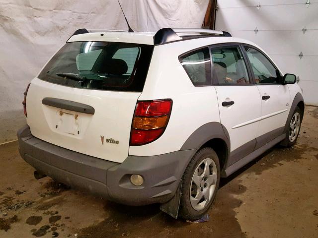 5Y2SL65856Z422710 - 2006 PONTIAC VIBE WHITE photo 4