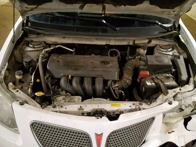 5Y2SL65856Z422710 - 2006 PONTIAC VIBE WHITE photo 7