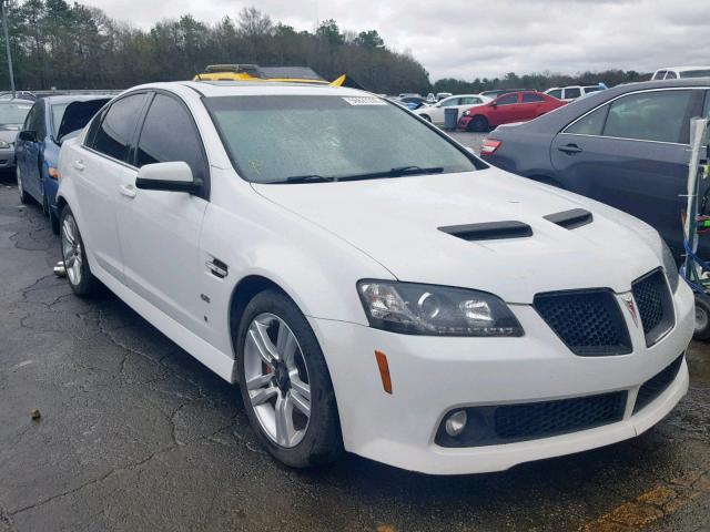 6G2ER57759L223245 - 2009 PONTIAC G8 WHITE photo 1