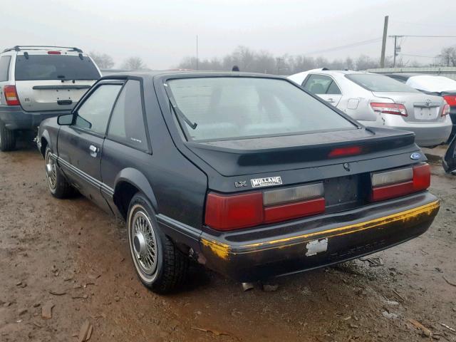 1FABP41A4KF233274 - 1989 FORD MUSTANG LX BLACK photo 3