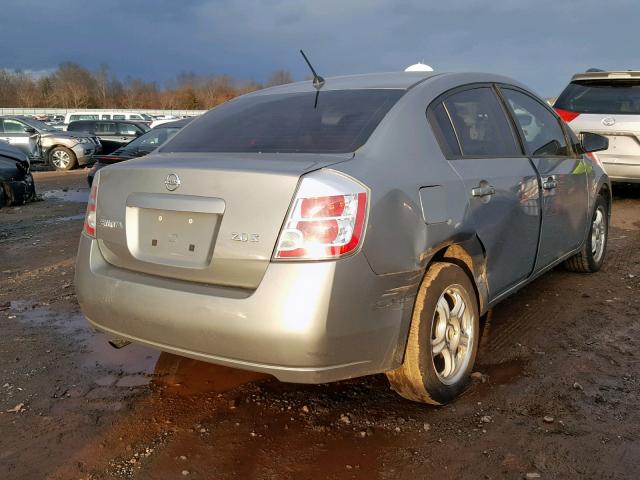 3N1AB61E17L680745 - 2007 NISSAN SENTRA 2.0 GRAY photo 4