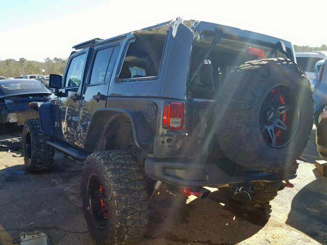 1C4HJWFG6EL225150 - 2014 JEEP WRANGLER U GRAY photo 3