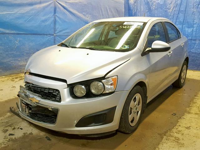 1G1JA5SHXE4210549 - 2014 CHEVROLET SONIC LS 银色 照片 2