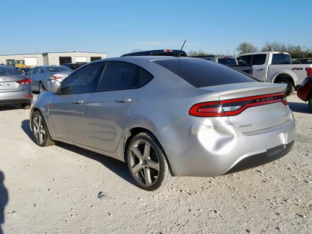 1C3CDFBA6DD157853 - 2013 DODGE DART SXT SILVER photo 3