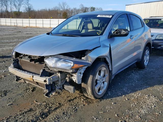 3CZRU5H52GM703786 - 2016 HONDA HR-V EX SILVER photo 2