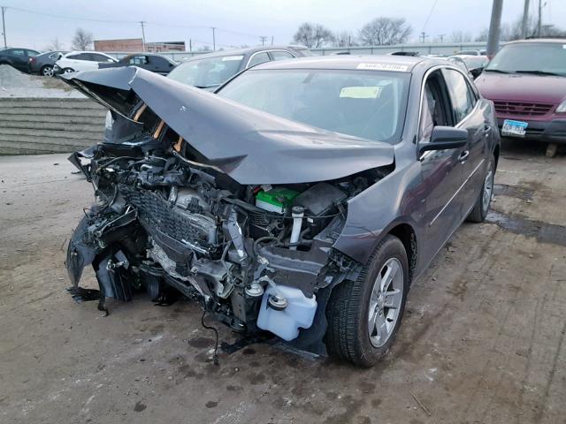 1G11A5SA8DF313412 - 2013 CHEVROLET MALIBU LS GRAY photo 2