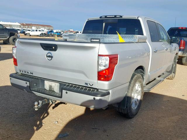 1N6AA1E61HN575403 - 2017 NISSAN TITAN SV SILVER photo 4