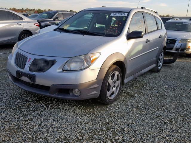 5Y2SL65828Z402840 - 2008 PONTIAC VIBE SILVER photo 2