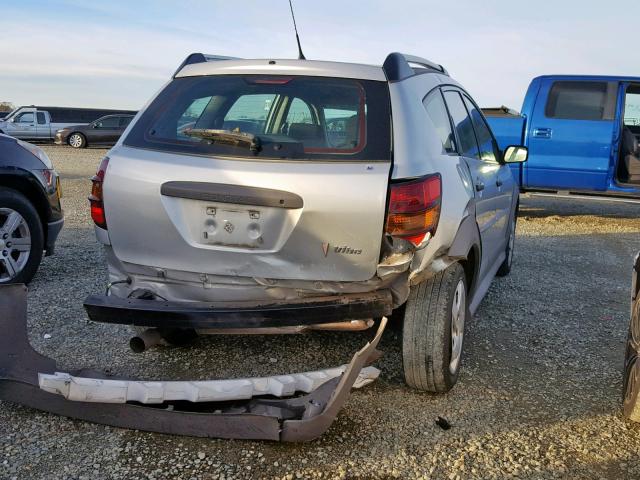 5Y2SL65828Z402840 - 2008 PONTIAC VIBE SILVER photo 4