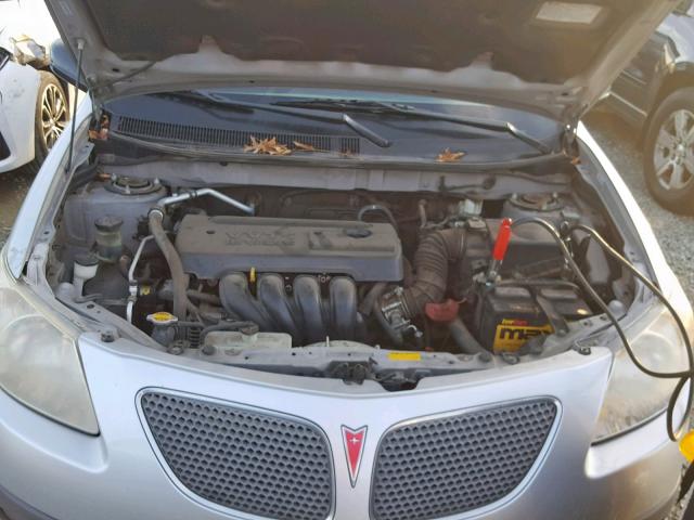 5Y2SL65828Z402840 - 2008 PONTIAC VIBE SILVER photo 7