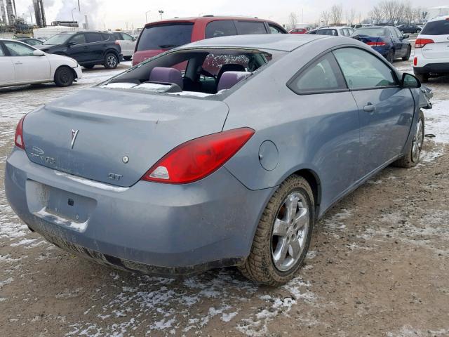 1G2ZH18N674240957 - 2007 PONTIAC G6 GT GRAY photo 4