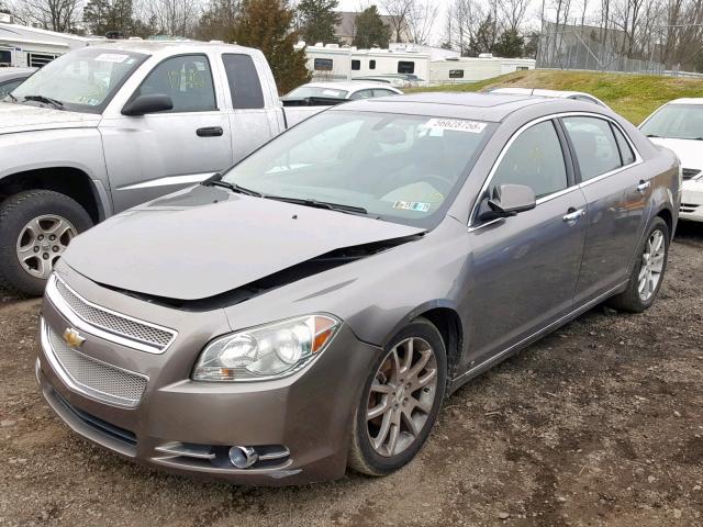 1G1ZE5E76A4118990 - 2010 CHEVROLET MALIBU LTZ GRAY photo 2