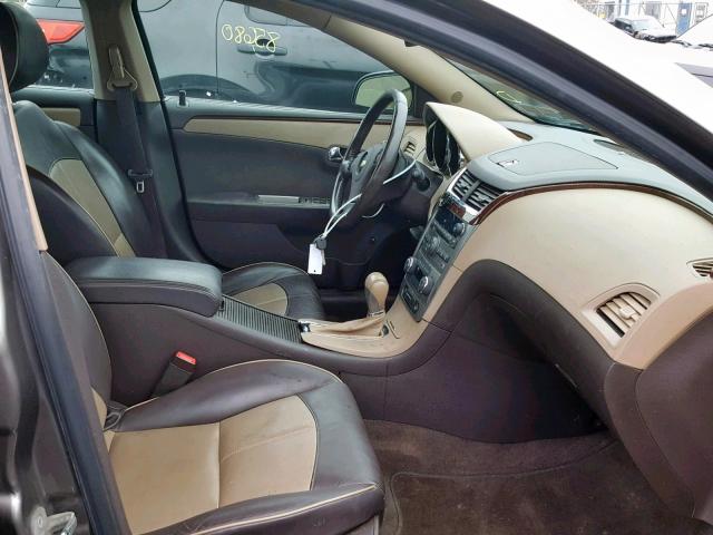 1G1ZE5E76A4118990 - 2010 CHEVROLET MALIBU LTZ GRAY photo 5