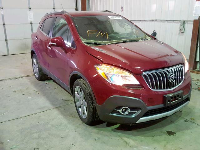 KL4CJCSB5EB696208 - 2014 BUICK ENCORE RED photo 1