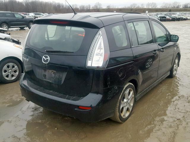 JM1CR293380308156 - 2008 MAZDA 5 BLACK photo 4