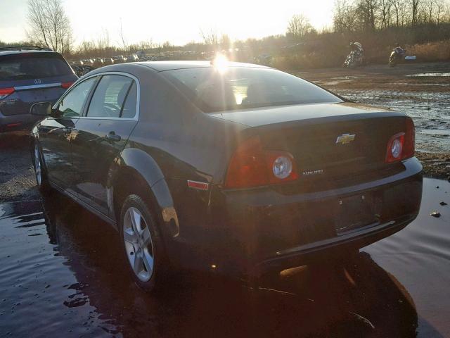 1G1ZB5E17BF384402 - 2011 CHEVROLET MALIBU LS BLACK photo 3
