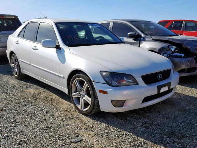 JTHBD192130066826 - 2003 LEXUS IS 300 WHITE photo 1