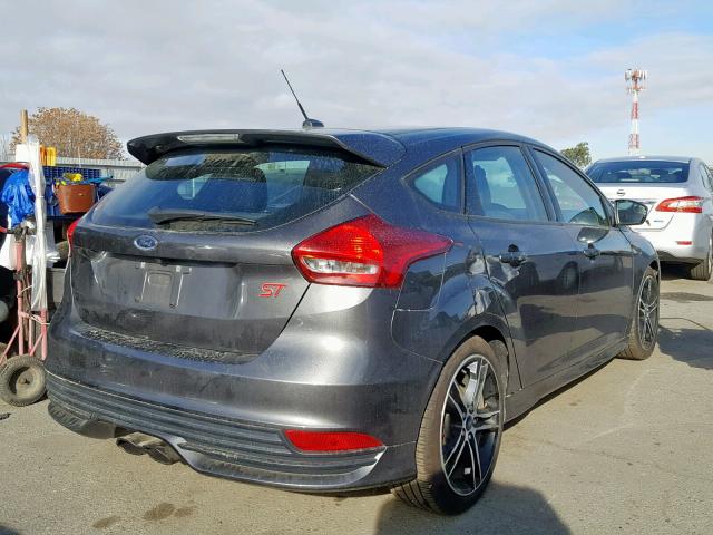 1FADP3L95GL258781 - 2016 FORD FOCUS ST CHARCOAL photo 4