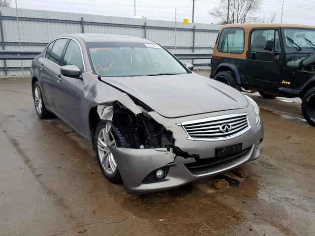 JN1CV6AR3BM401068 - 2011 INFINITI G37 GRAY photo 1