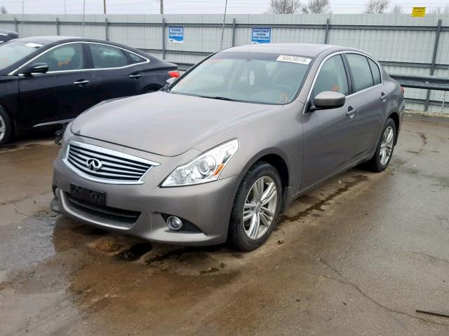 JN1CV6AR3BM401068 - 2011 INFINITI G37 GRAY photo 2