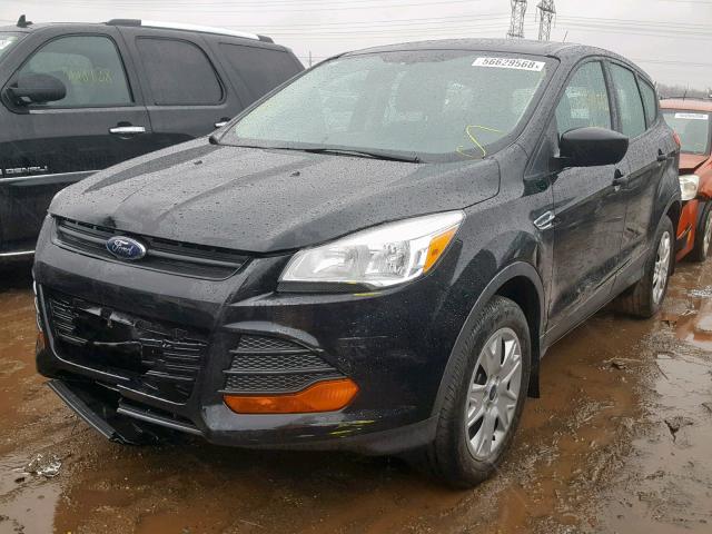 1FMCU0F7XDUC68098 - 2013 FORD ESCAPE S BLACK photo 2