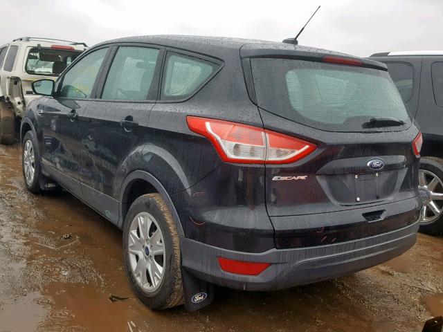 1FMCU0F7XDUC68098 - 2013 FORD ESCAPE S BLACK photo 3