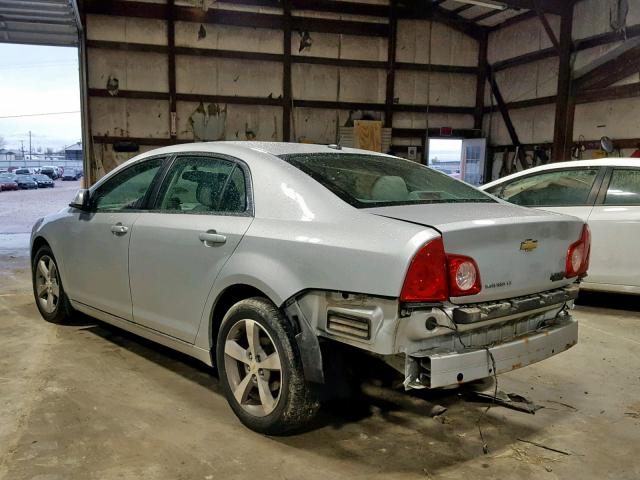 1G1ZC5E19BF235583 - 2011 CHEVROLET MALIBU 1LT SILVER photo 3