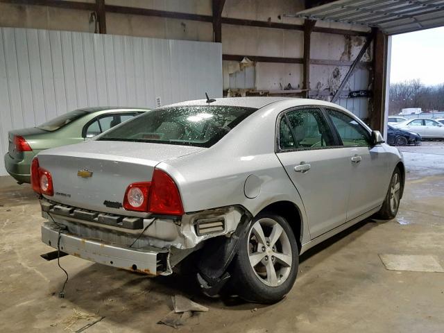1G1ZC5E19BF235583 - 2011 CHEVROLET MALIBU 1LT SILVER photo 4
